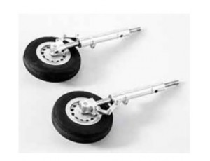 FMS F-86 80mm EDF Jet Main Landing Gear Strut & Wheel Set 